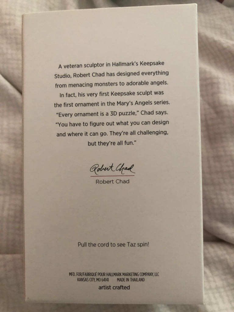 Tasmanian Tornado - Looney Tunes Collection (Taz - Looney Tunes) ornament collectible [Barcode 763795417698] - Main Image 2