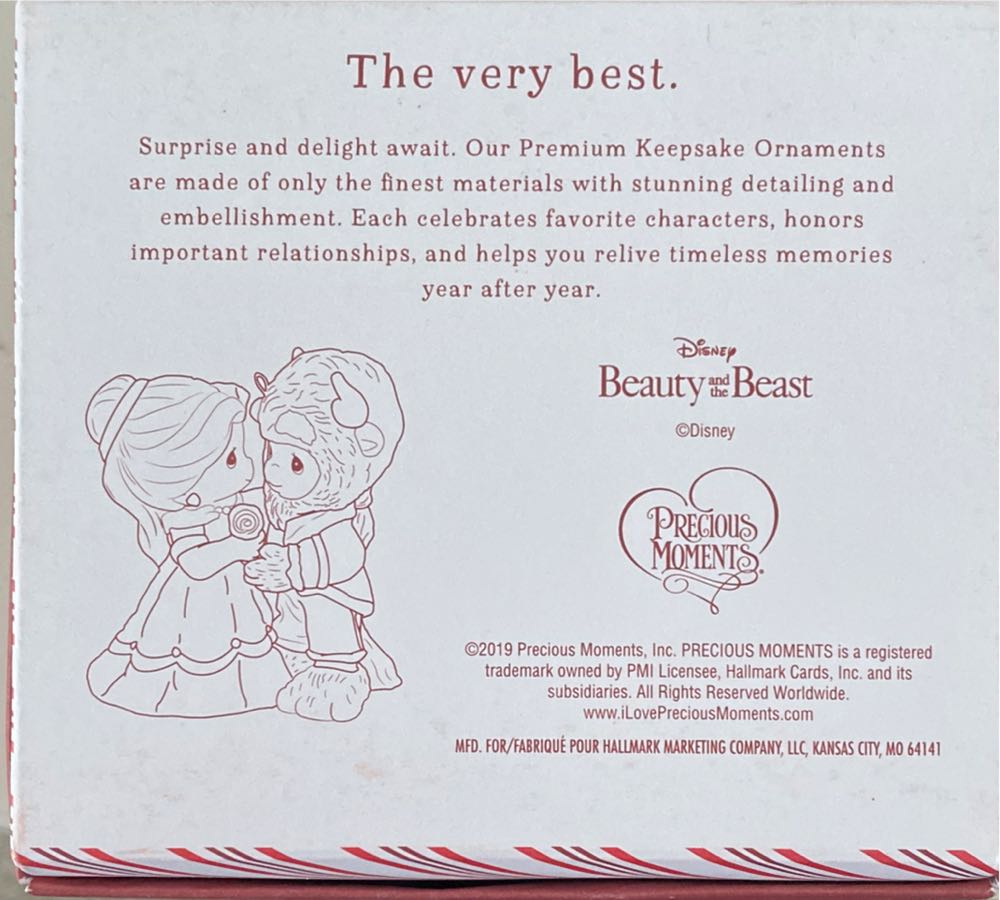 Belle And Beast - Beauty and the Beast (Disney) ornament collectible [Barcode 763795447404] - Main Image 2