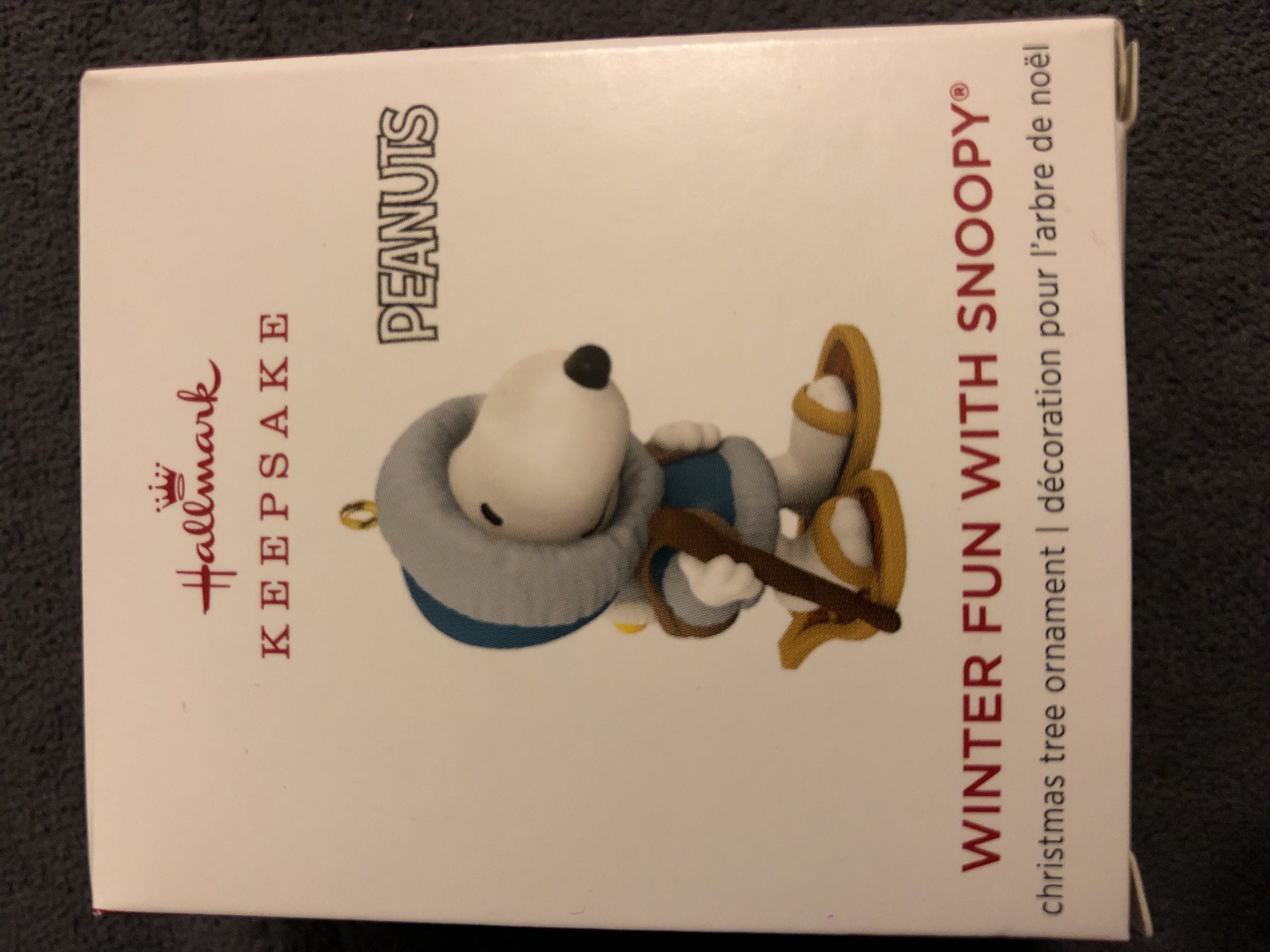 Winter Fun With Snoopy #22 - Winter Fun With Snoopy (Peanuts Miniature) ornament collectible [Barcode 763795467037] - Main Image 1