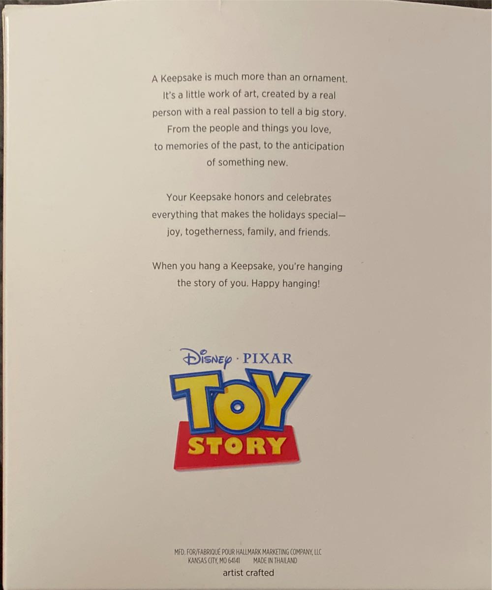 Woody Is On A Mission  - Toy Story (Toy Story) ornament collectible [Barcode 763795495559] - Main Image 2