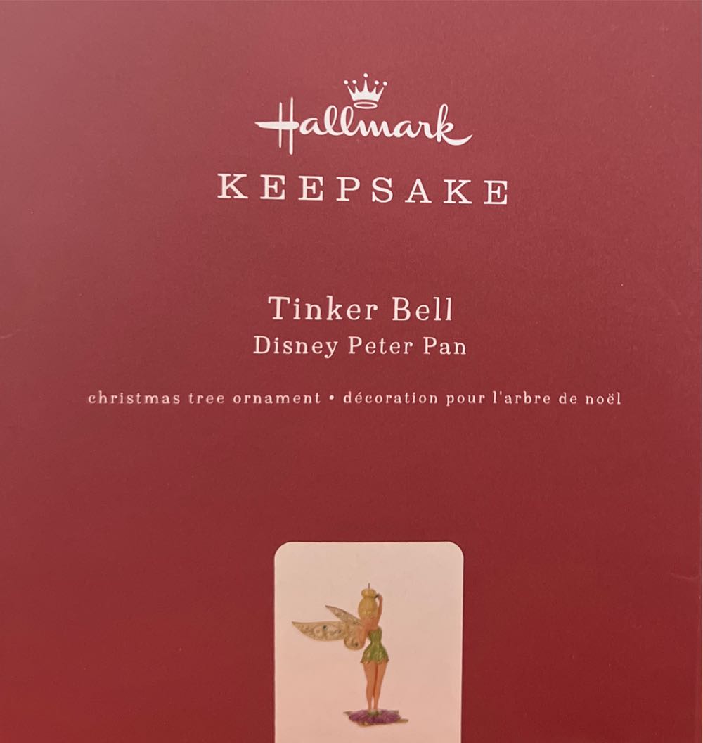 Tinker Bell - Disney Peter Pan (Walt Disney Productions) ornament collectible [Barcode 763795458219] - Main Image 3