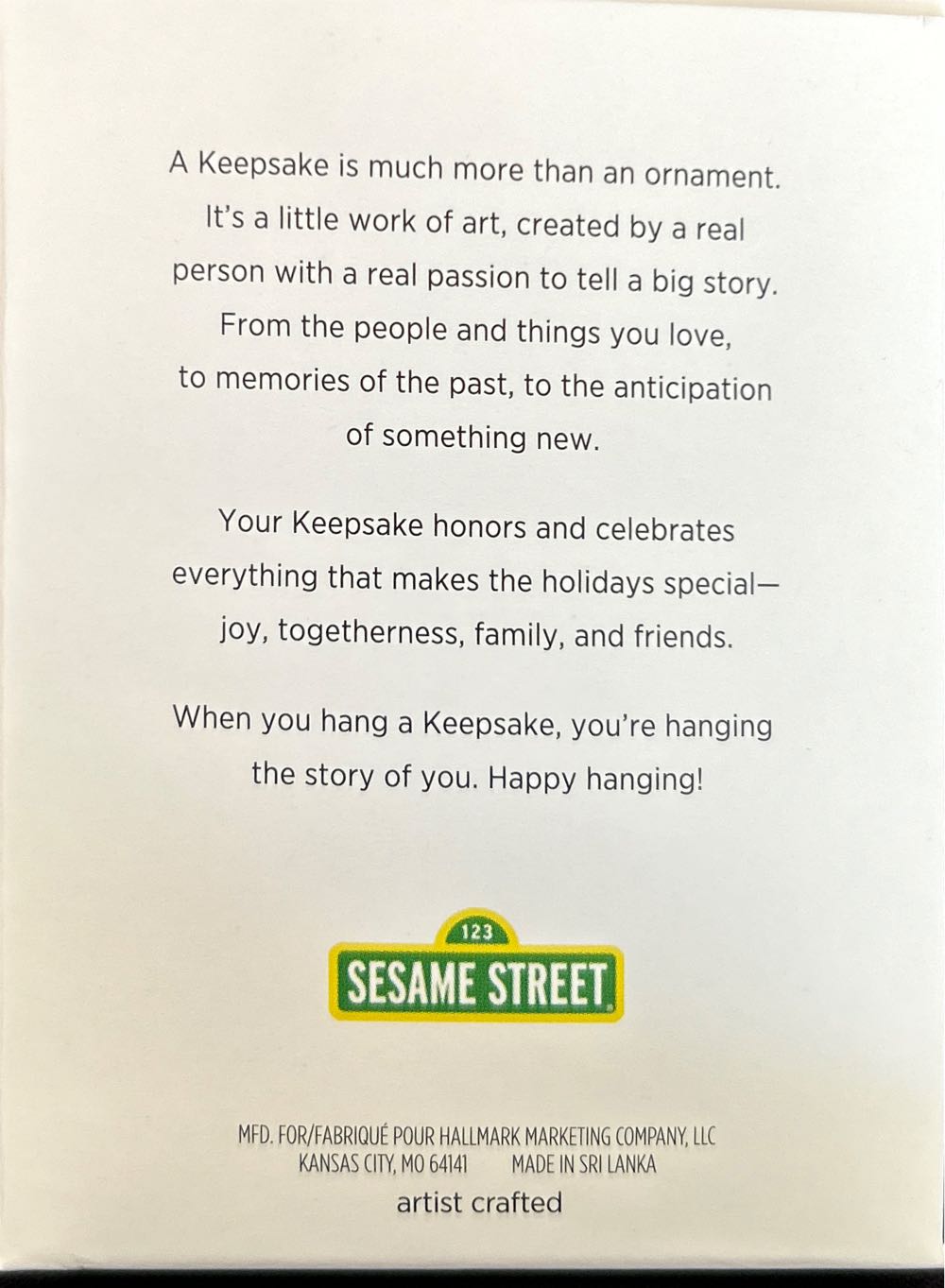 Cookie Monster - Sesame Street (Television) ornament collectible [Barcode 763795493432] - Main Image 2