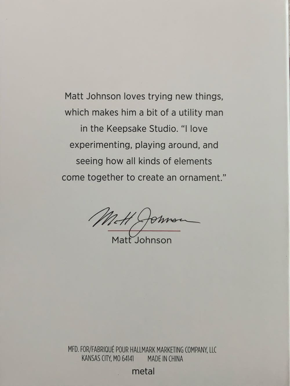 Life’s Next Journey   (Travel) ornament collectible [Barcode 763795396047] - Main Image 2