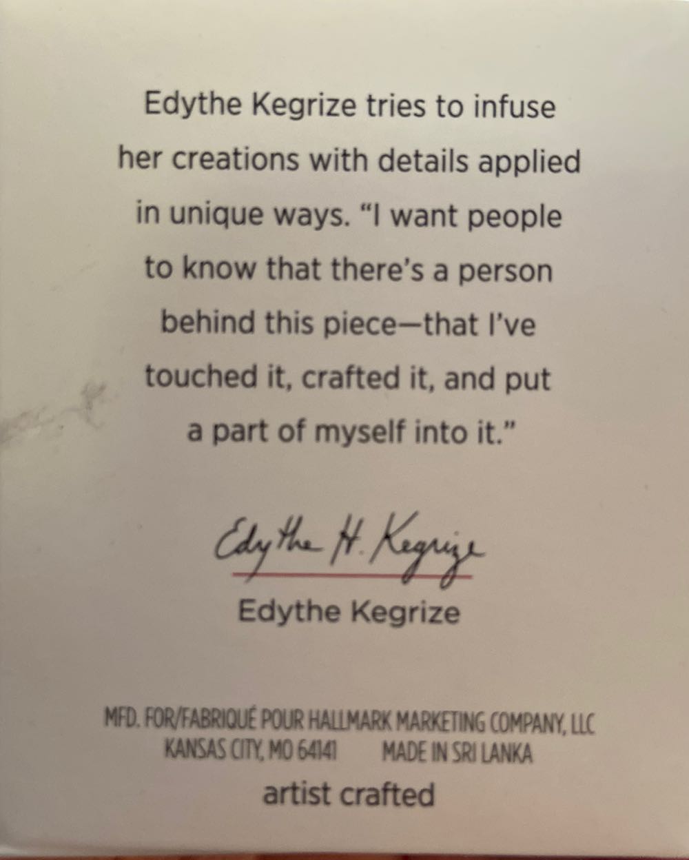 Eastern Bluebird 2019 - Beauty Of Birds Miniature (Birds) ornament collectible [Barcode 763795447152] - Main Image 2