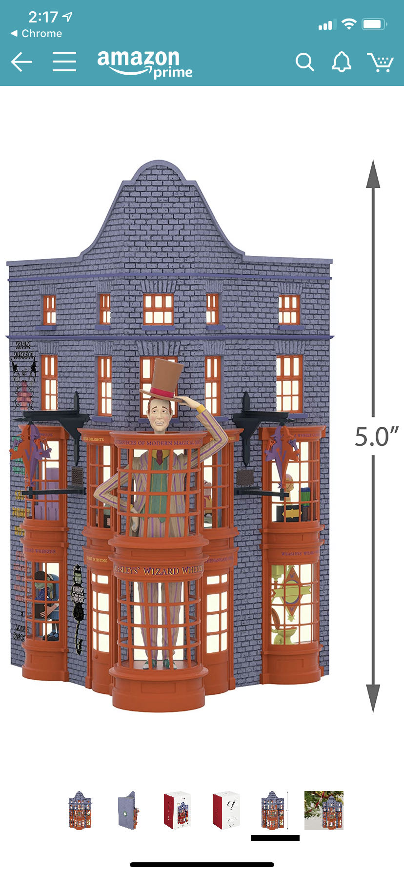 Weasley’s Wizard Wheezes - Keepsake (Harry Potter) ornament collectible [Barcode 763795417711] - Main Image 3