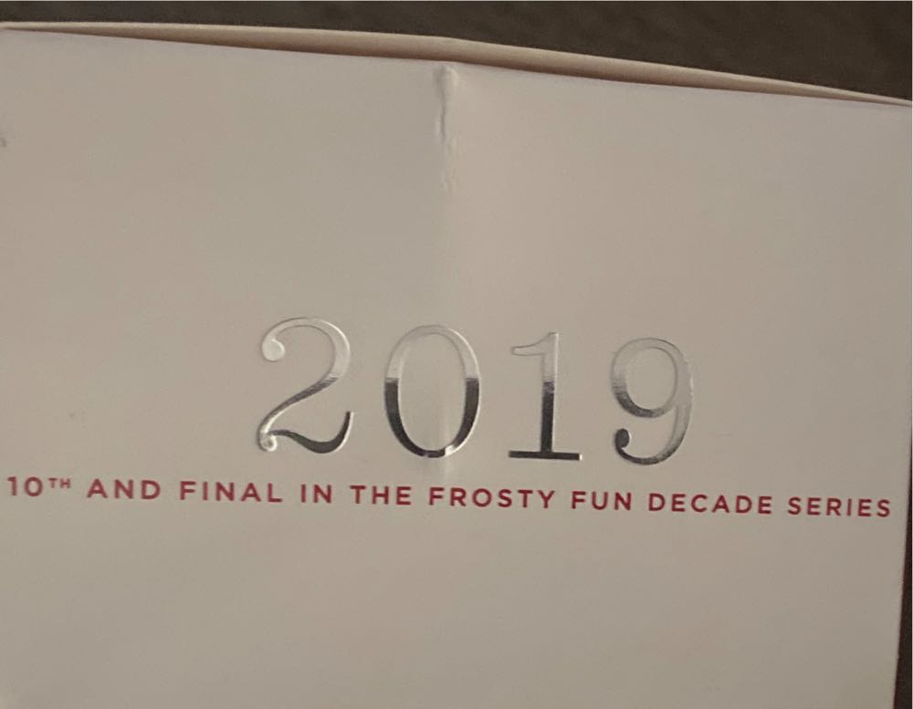 Frosty Fun Decade: 2019 - Frosty Fun Decades (Frosty Fun Decade) ornament collectible [Barcode 763795409273] - Main Image 3