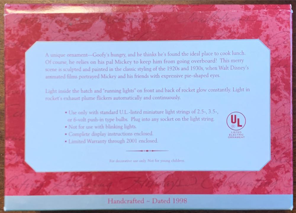 Mickey’s Comet - Mickey And Pluto (Disney’s Mickey & Co) ornament collectible [Barcode 015012427363] - Main Image 2