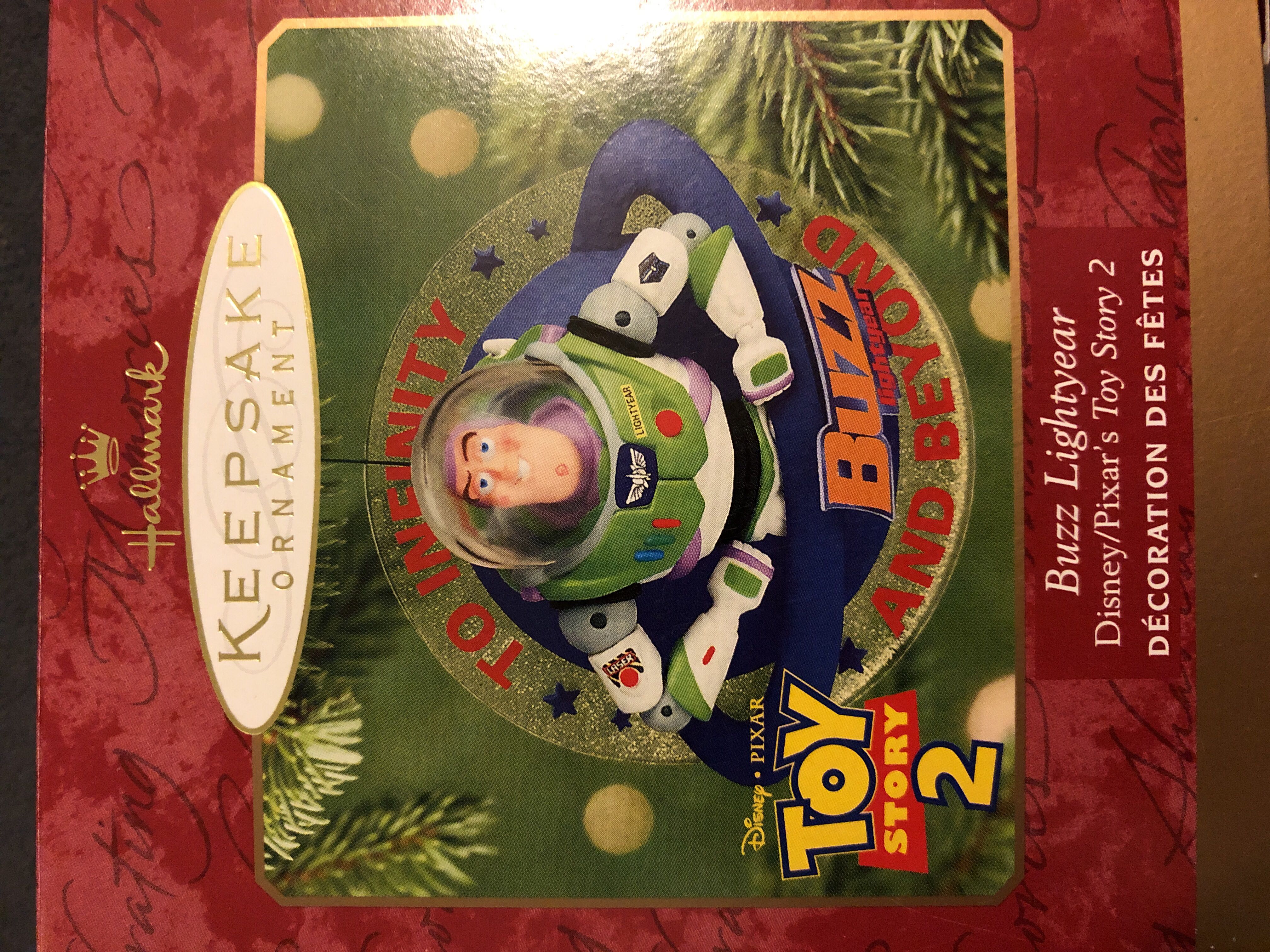 Buzz Lightyear - Disney Pixar Toy Story 2 (Movie) ornament collectible [Barcode 015012591040] - Main Image 1