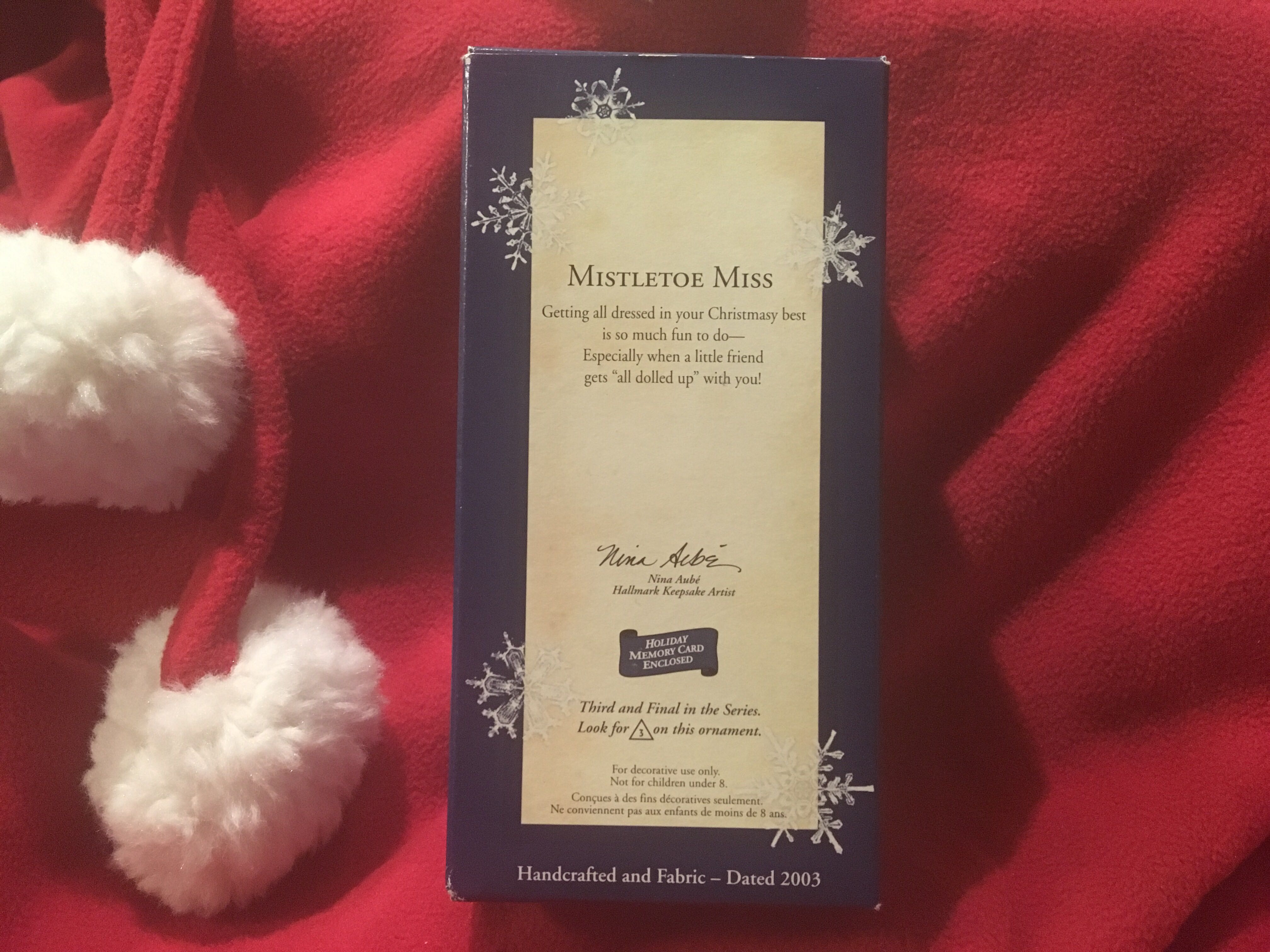 Mistletoe Miss #3 - Collector’s Series (All Dolled Up) ornament collectible [Barcode 015012752878] - Main Image 2