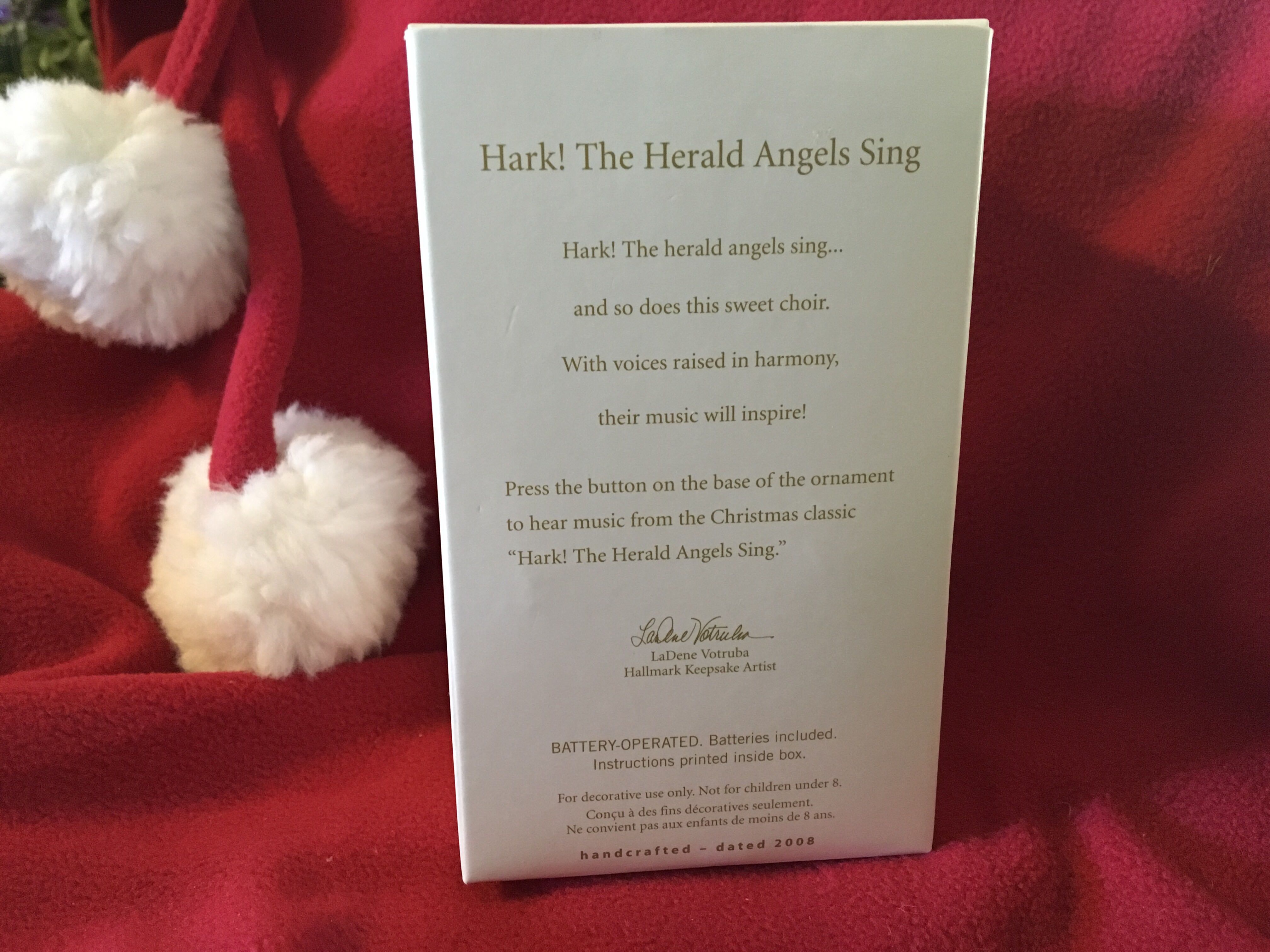 Hark! The Herald Angels Sing - Magic Sound (Music) ornament collectible [Barcode 795902056230] - Main Image 2