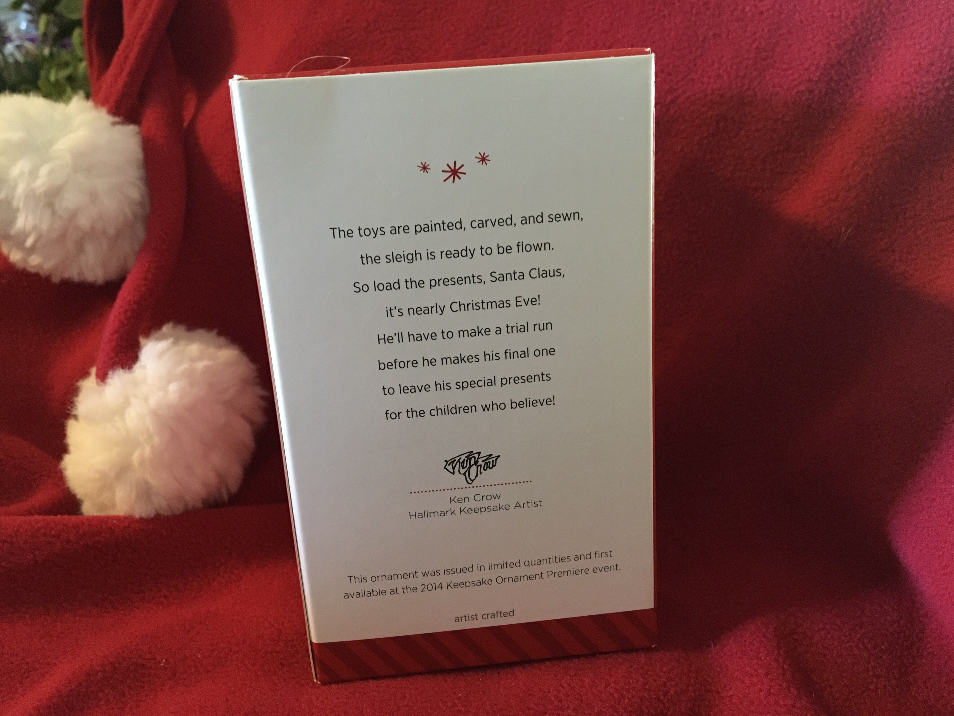 Toymaker Santa: A Full Sack - Toymaker Santa (Santa) ornament collectible [Barcode 795902431204] - Main Image 2