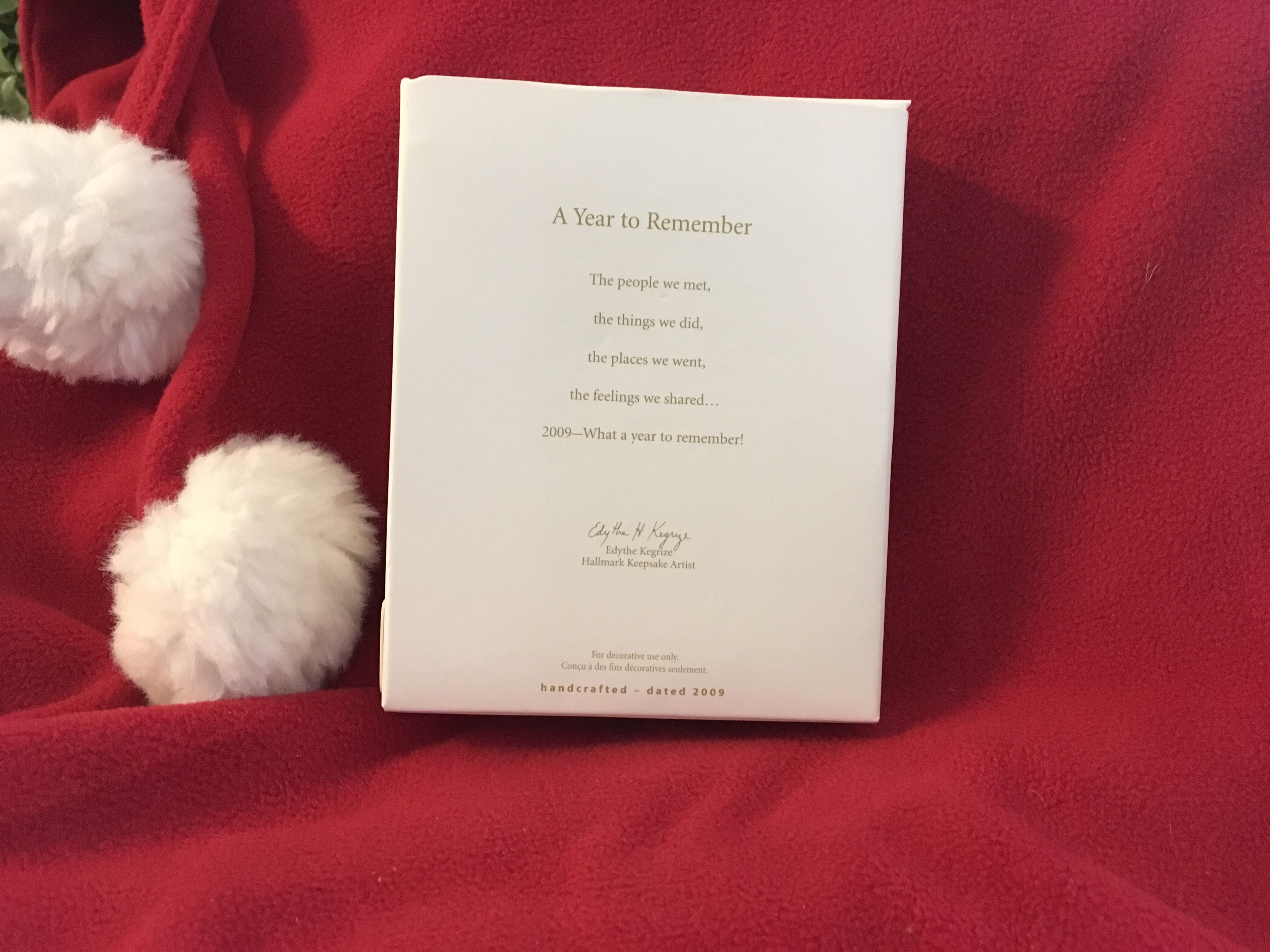 A Year To Remember 2009 - Snowflake (Snowflake) ornament collectible [Barcode 795902090906] - Main Image 2