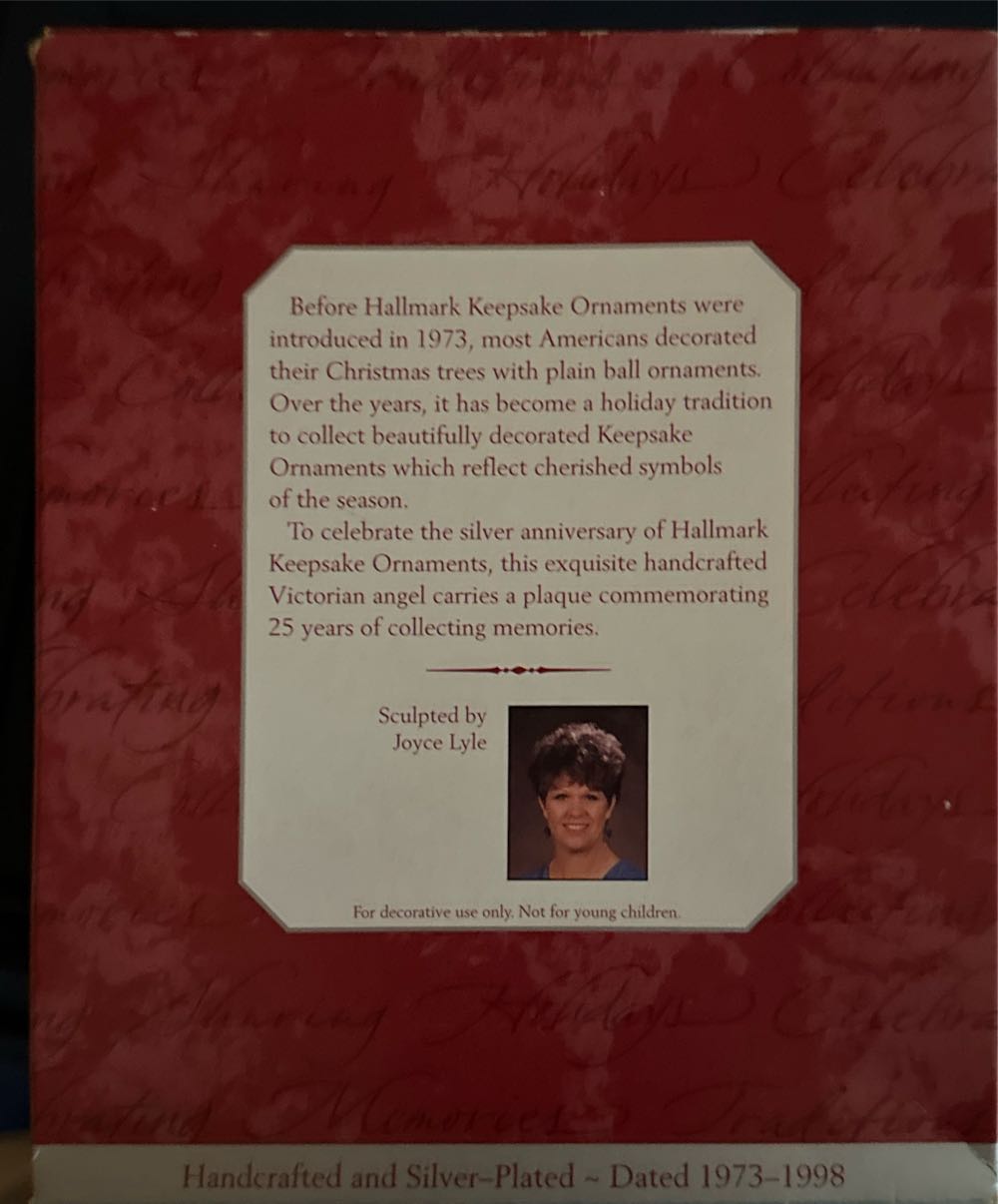 Joyful Messenger 1998  (Angel) ornament collectible [Barcode 015012437324] - Main Image 2