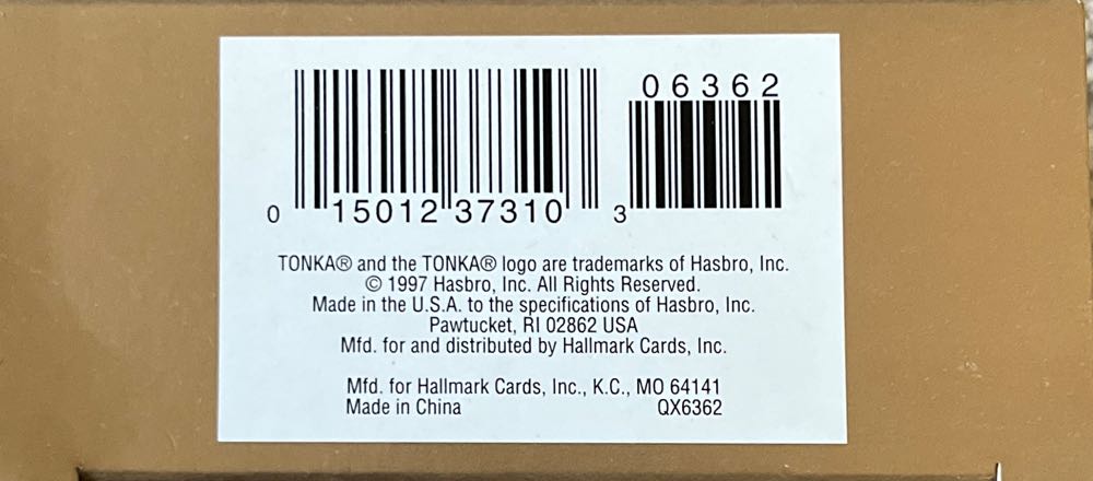 Tonka - 1997 - Mighty Front Loader - Tonka (Pop Culture) ornament collectible [Barcode 015012373103] - Main Image 3