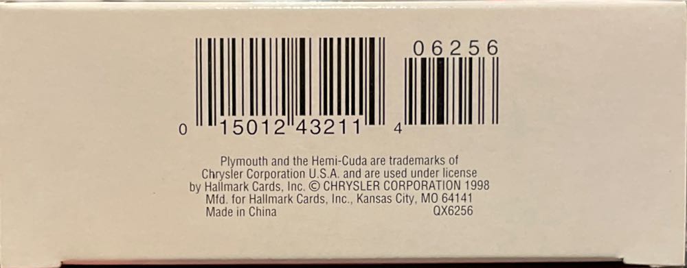 1970 Plymouth Hemi ‘Cuda - Classic American Cars (Classic American Cars) ornament collectible [Barcode 015012432114] - Main Image 3