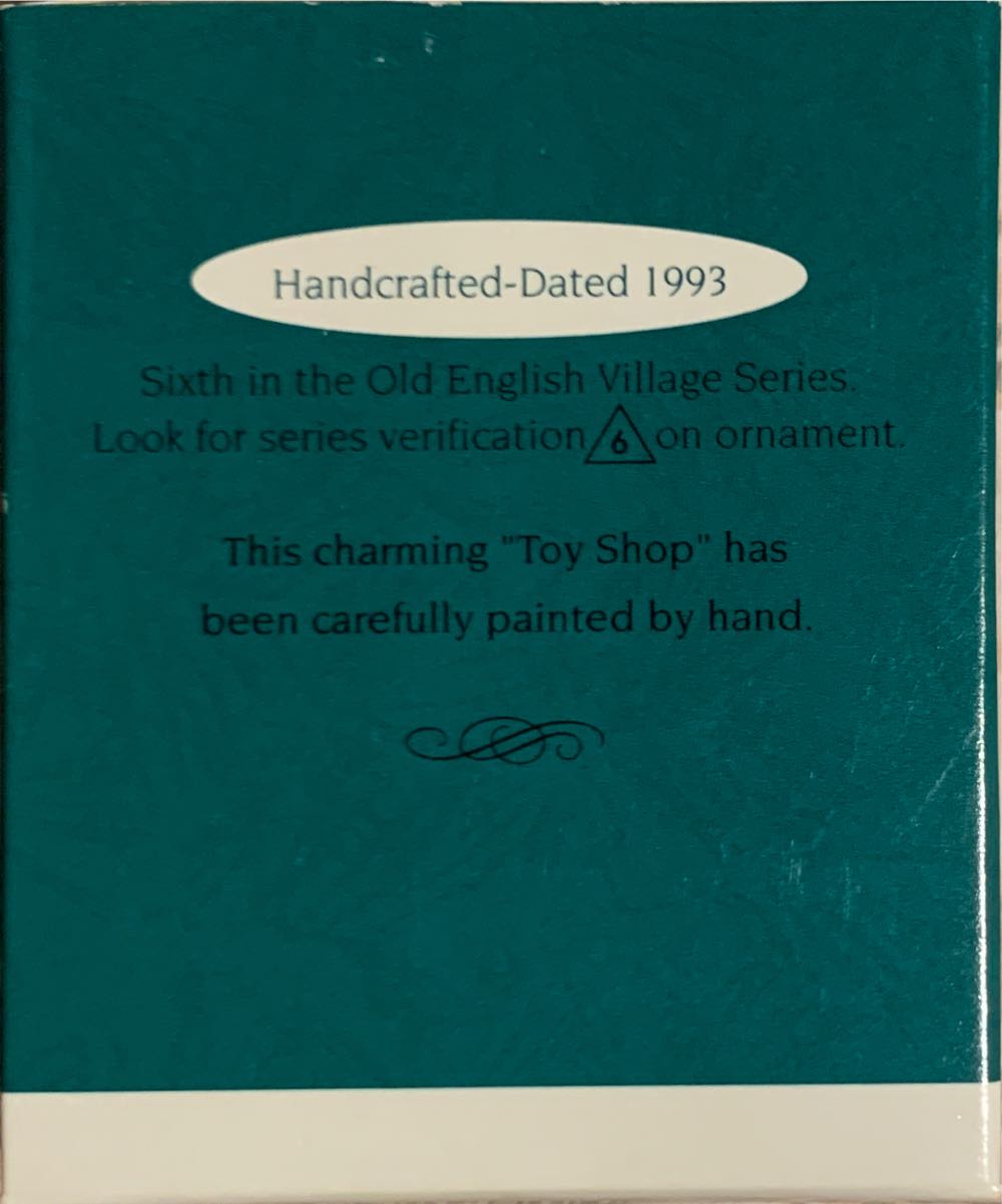 Toy Shop #6 - Old English Village Miniature (Old English Village) ornament collectible [Barcode 015012029314] - Main Image 2