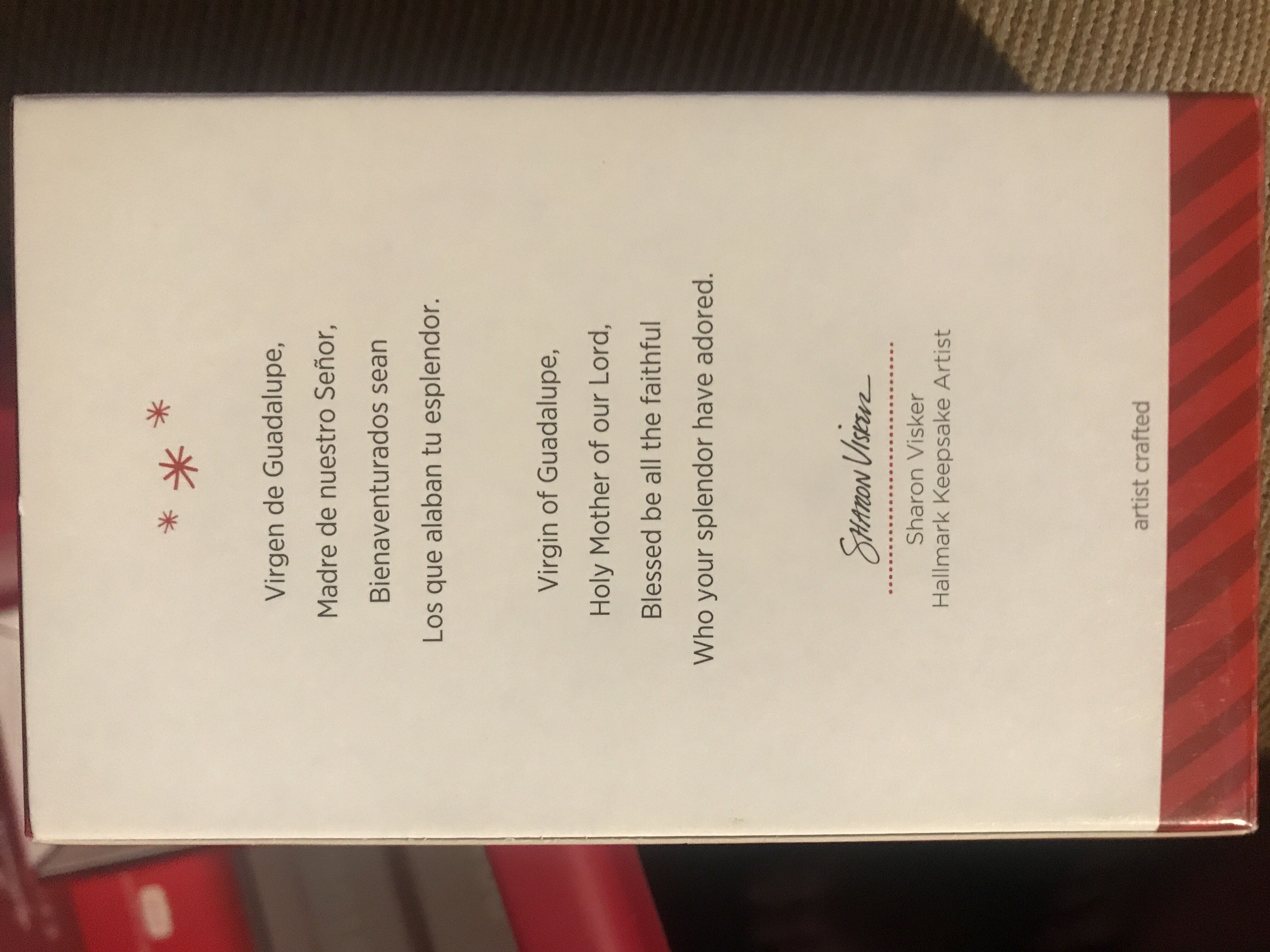 Our Lady Of Guadalupe 2014  ornament collectible [Barcode 795902460273] - Main Image 2