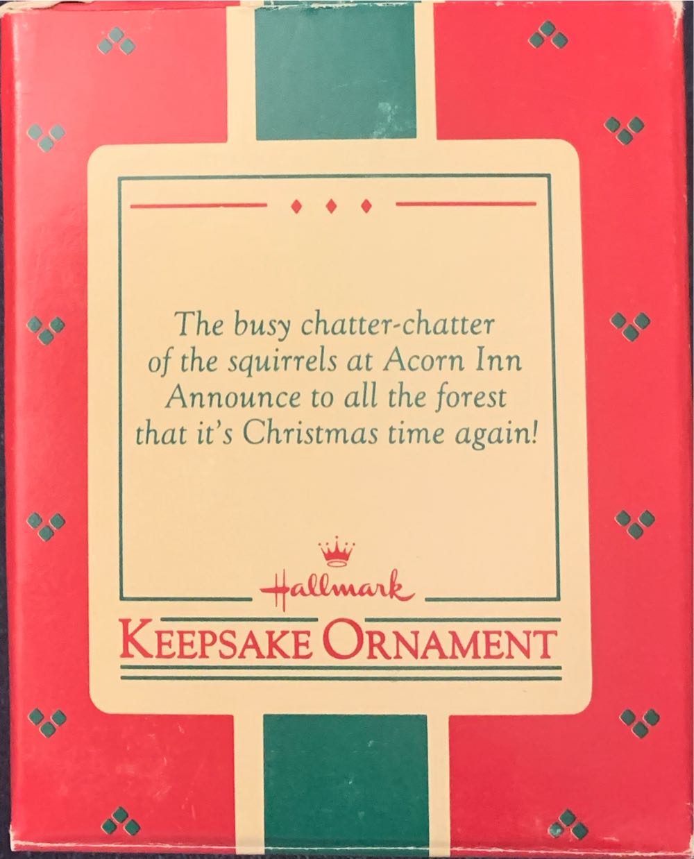 Christmas | 1986 Acorn Inn  ornament collectible - Main Image 2
