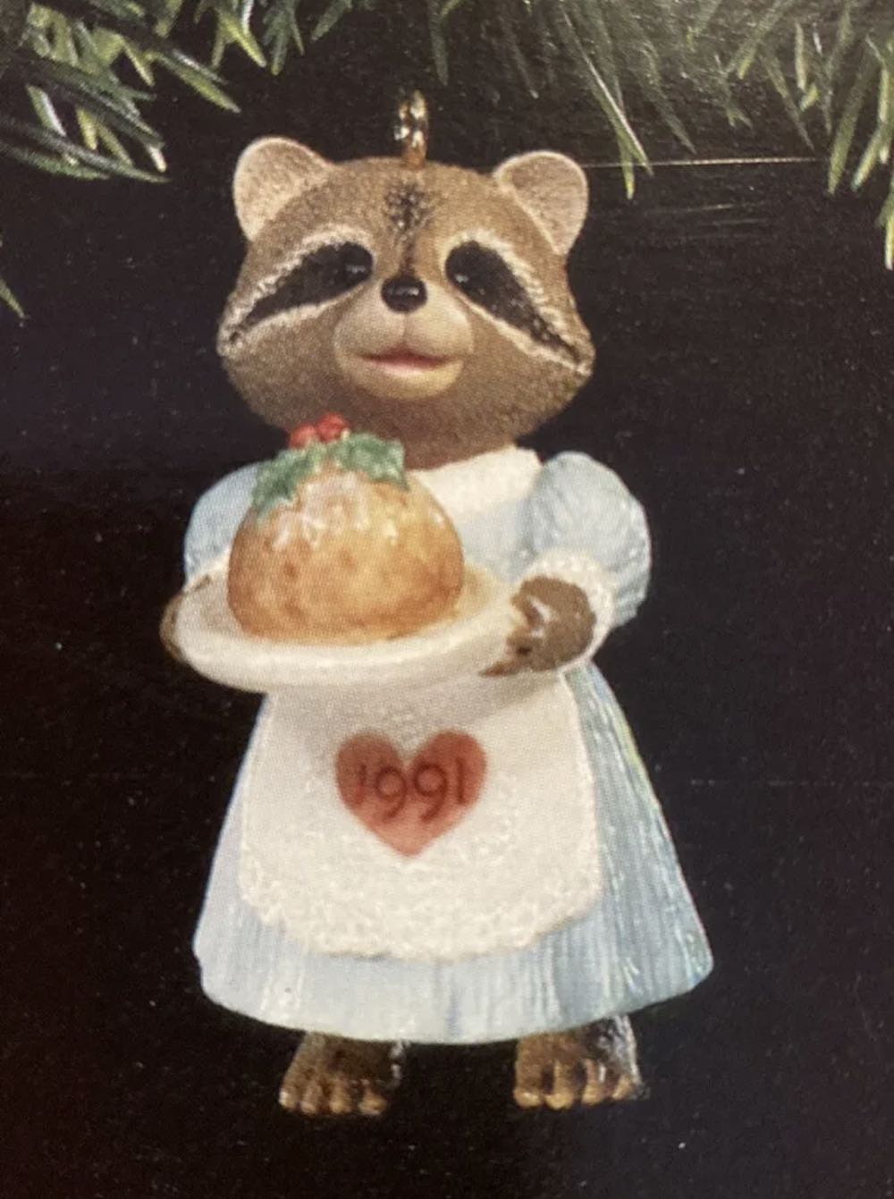 Tender Touches- Plum Delightful  ornament collectible [Barcode 070000027444] - Main Image 2