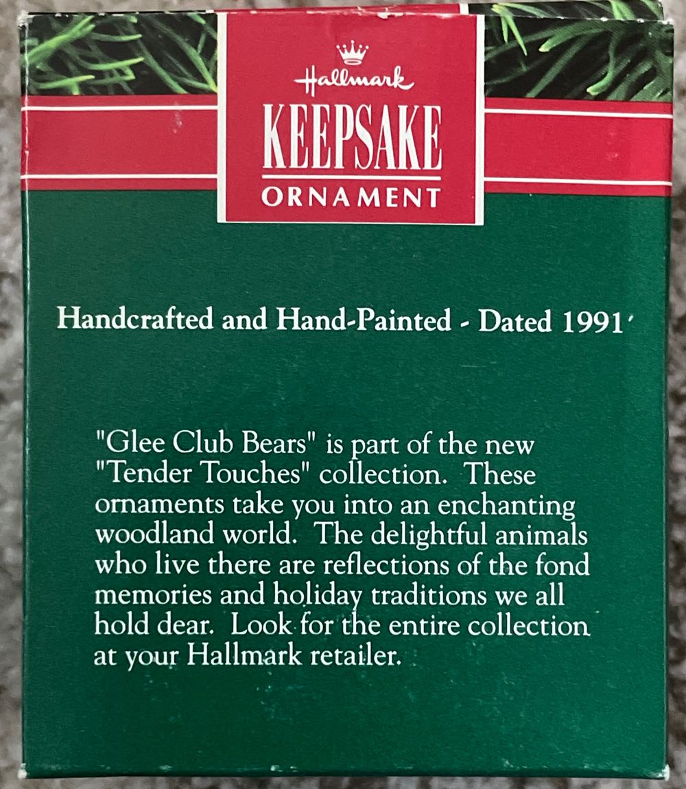 Glee Club Bears - Bears (Bears) ornament collectible [Barcode 070000027444] - Main Image 2