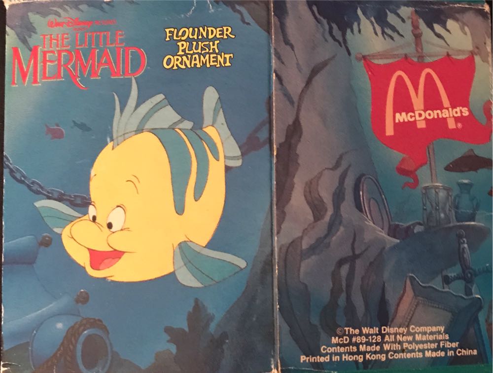 Disney Little Mermaid Plush Flounder - Disney’s The Little Mermaid (Disney’s The Little Mermaid) ornament collectible - Main Image 3