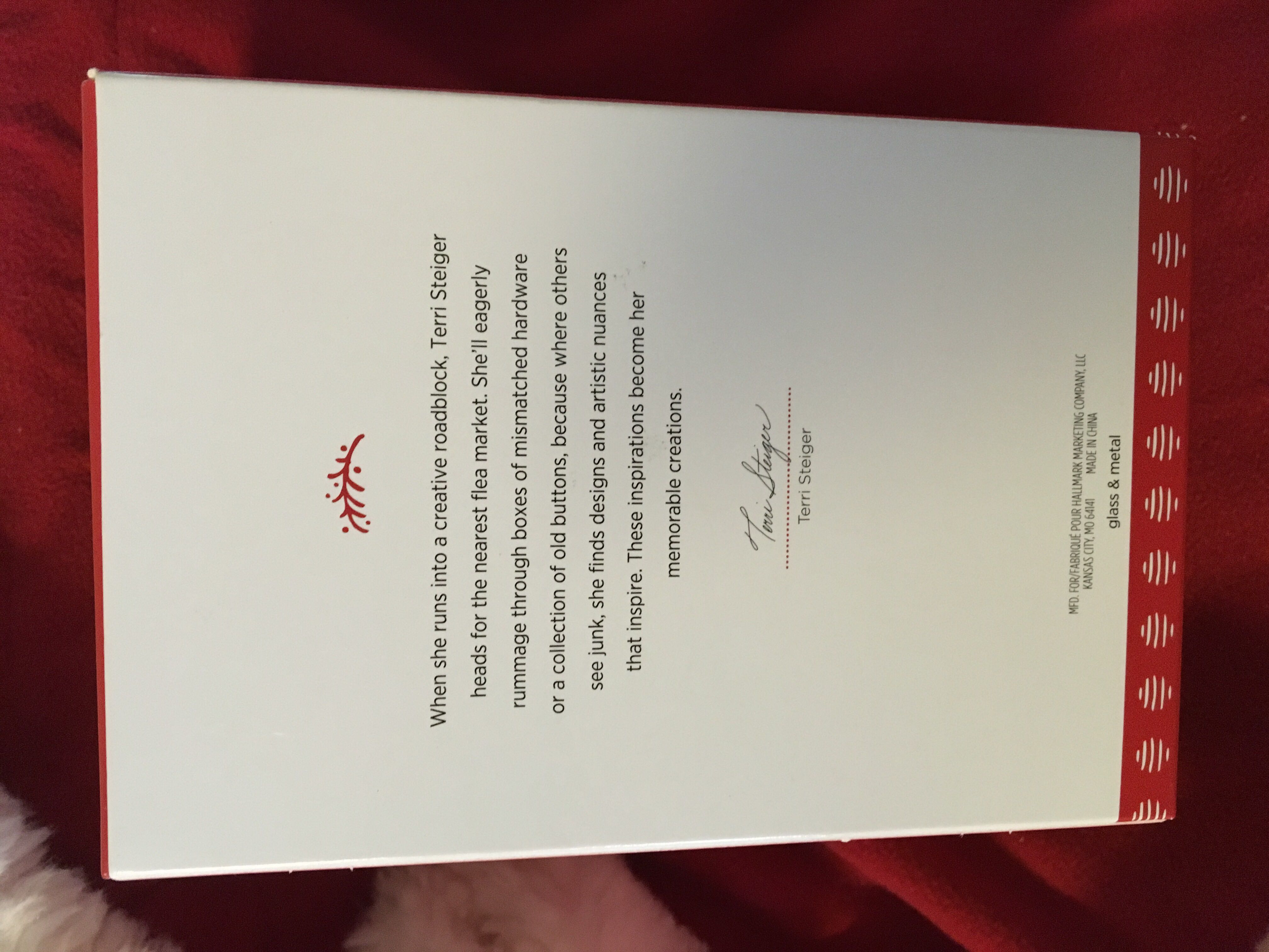 Christmas Commemorative 2017 #5 - Christmas Commemorative (Glass Ball) ornament collectible [Barcode 763795252923] - Main Image 2