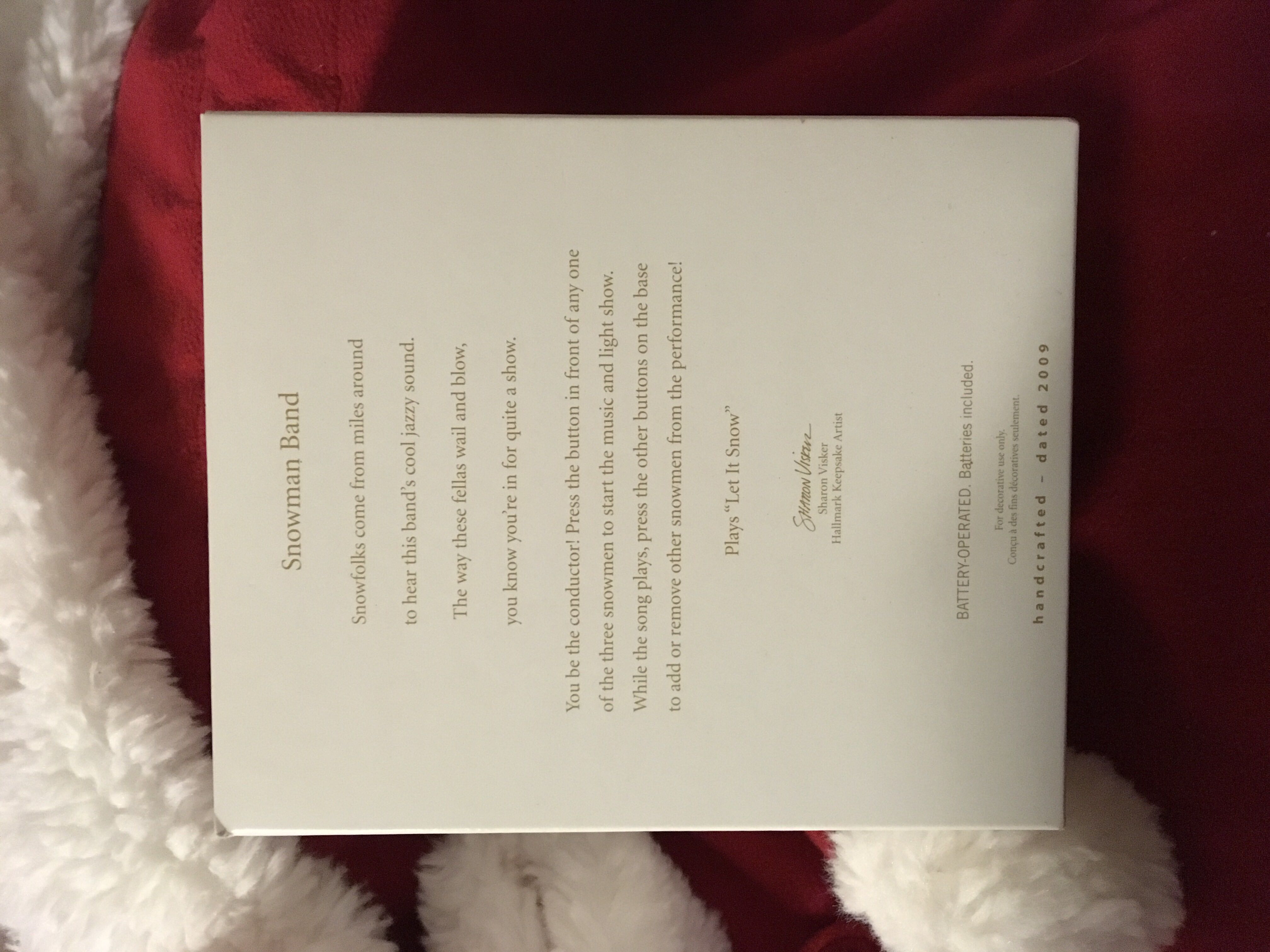 Snowman Band - Magic Light And Sound (New Magic) ornament collectible [Barcode 795902086985] - Main Image 2