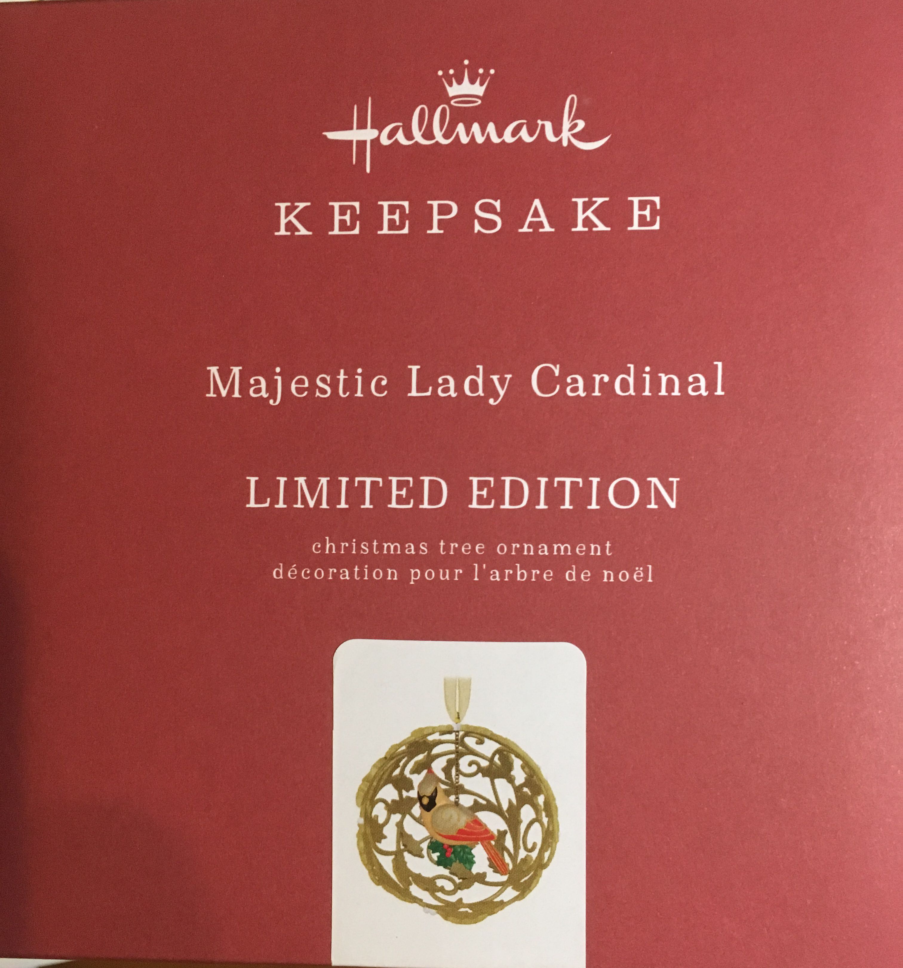 Majestic Lady Cardinal - Limited Edition - Majestic Lady Cardinal (Special Edition) ornament collectible [Barcode 763795579433] - Main Image 2