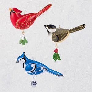 Outdoor Bird Ornament Set - Beauty Of Birds (Outdoor) (Birds) ornament collectible [Barcode 763795488186] - Main Image 2