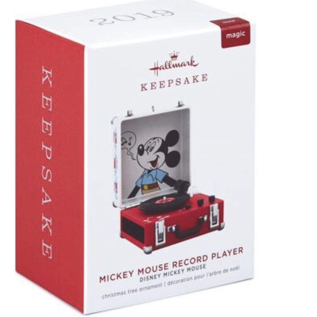 Mickey Mouse Record Player - Disney Mickey Mouse (Disney) ornament collectible [Barcode 763795447374] - Main Image 2
