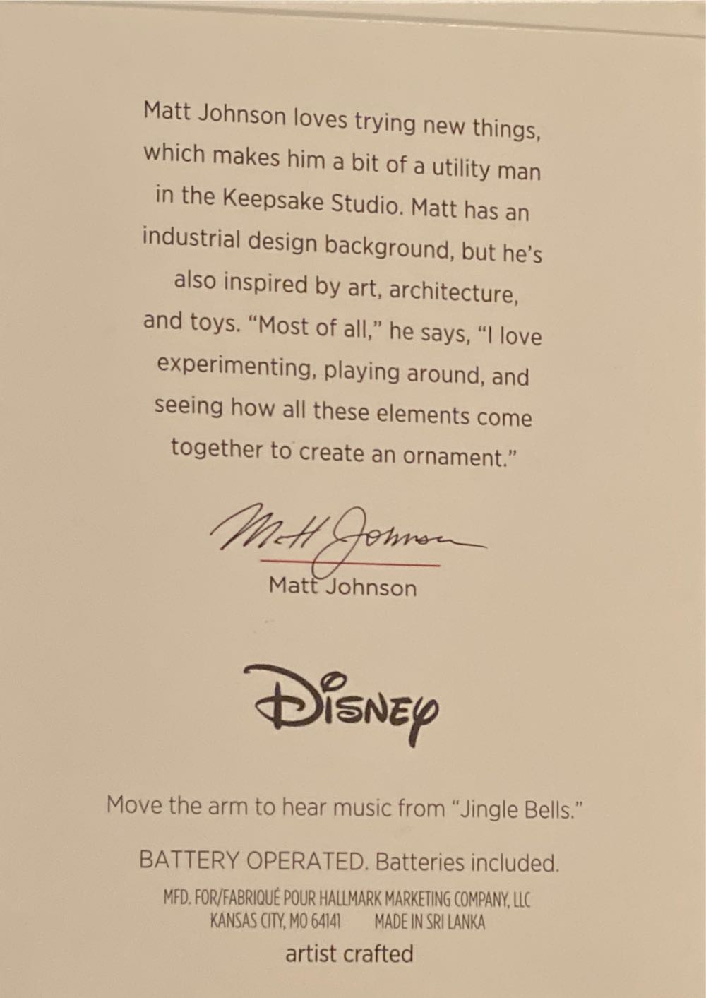 Mickey Mouse Record Player - Disney Mickey Mouse (Disney) ornament collectible [Barcode 763795447374] - Main Image 3