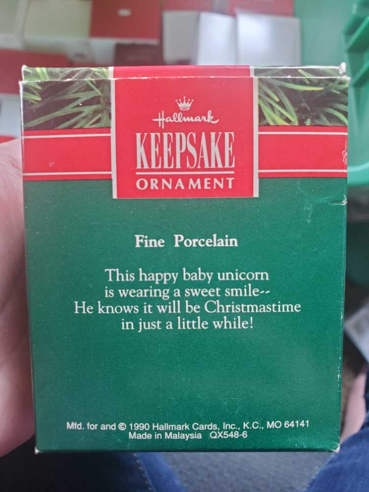 Baby Unicorn  ornament collectible [Barcode 070000027451] - Main Image 2