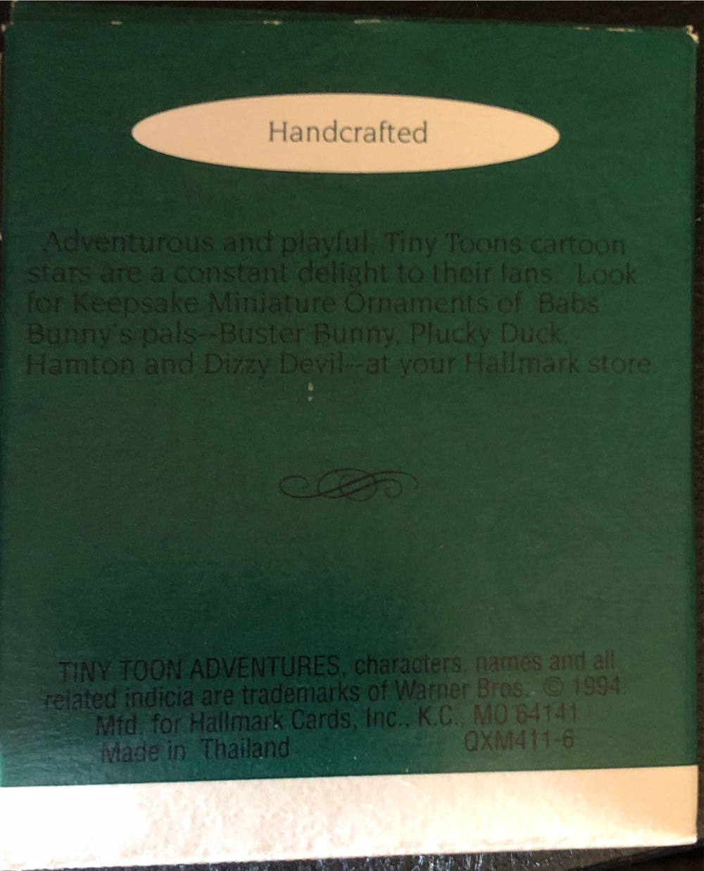 TTA Babs Bunny - Tiny Toon Adventures (Cartoon Characters) ornament collectible [Barcode 015012113372] - Main Image 2