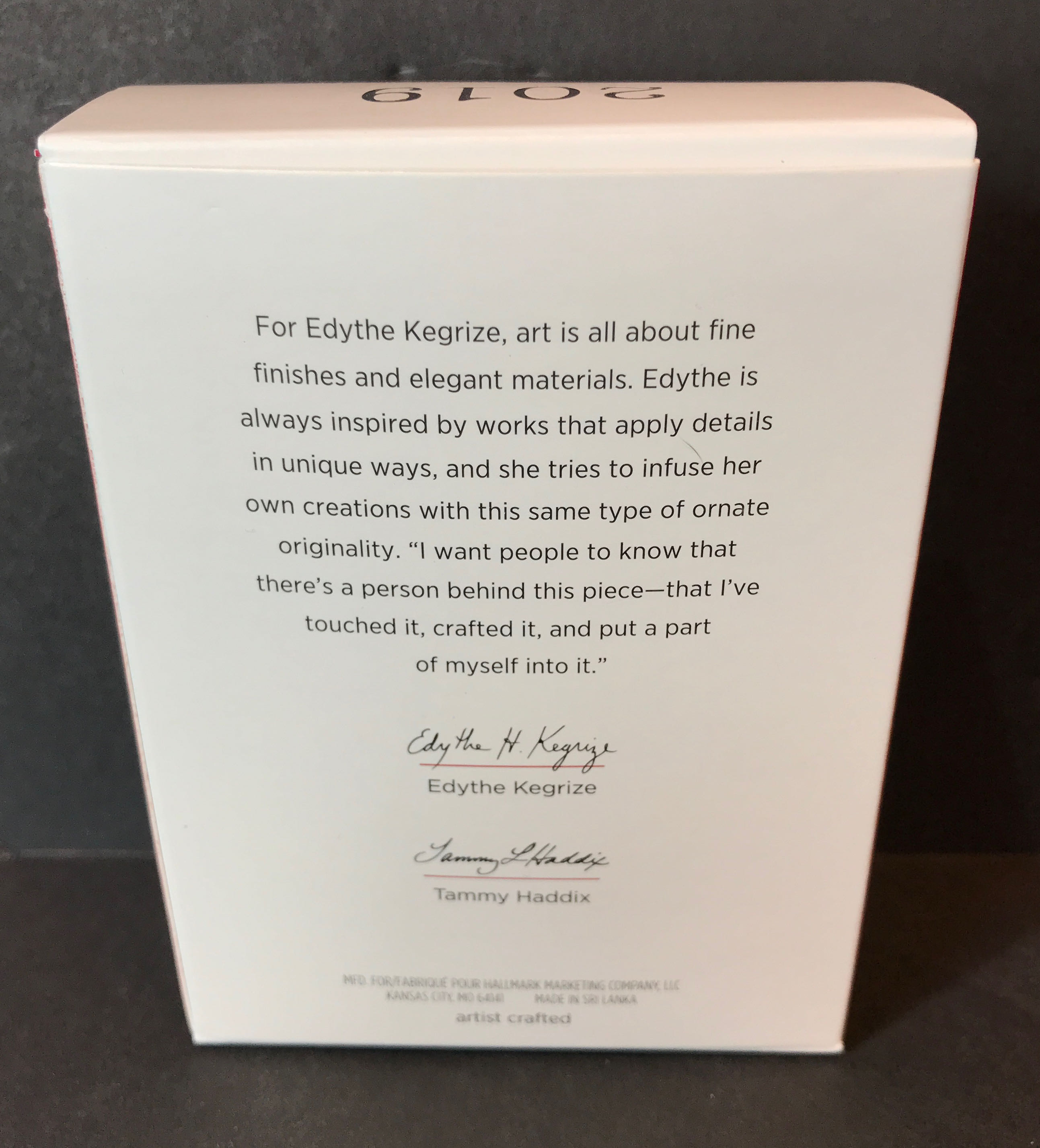 We’re Cozy Together  (Love) ornament collectible [Barcode 763795469741] - Main Image 2