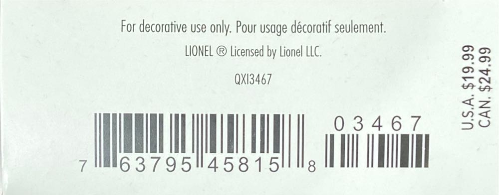 Lionel 1001T Scout Tender - Lionel Train Series (Trains) ornament collectible [Barcode 763795458158] - Main Image 4