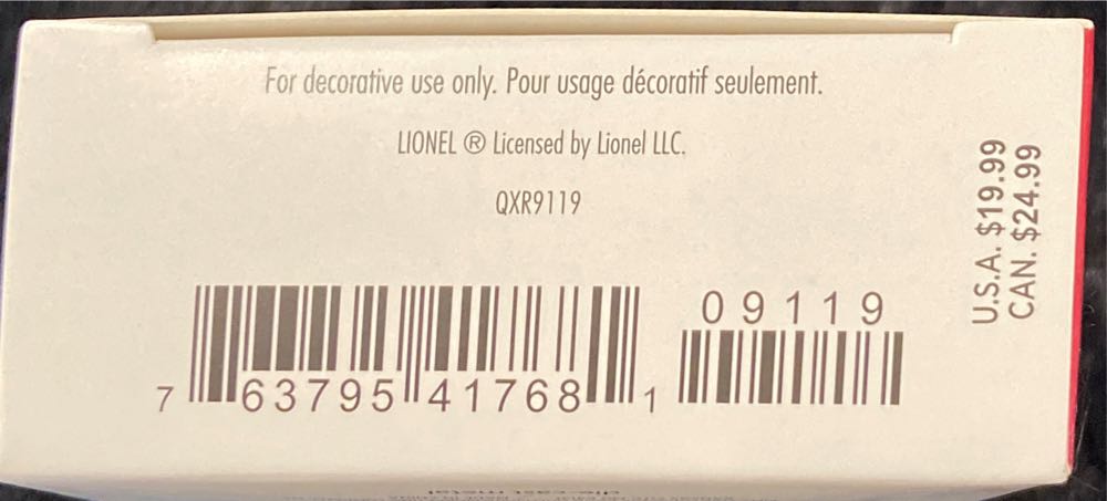 Lionel 1001 Scout Locomotive - Lionel Train Series (Trains) ornament collectible [Barcode 763795417681] - Main Image 4