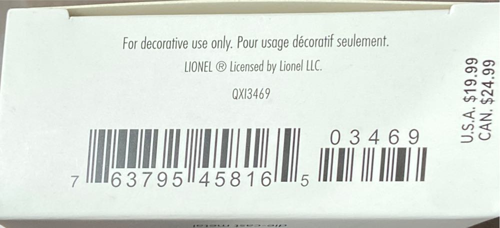 Lionel 1007 Caboose - Lionel Train Series (Lionel Trains) ornament collectible [Barcode 763795458165] - Main Image 4