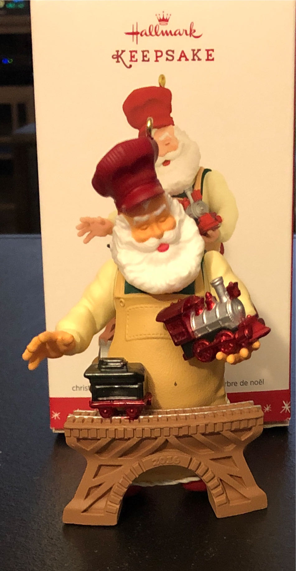 Toymaker Santa: Engineer - Toymaker Santa (Santa) ornament collectible [Barcode 763795026227] - Main Image 4