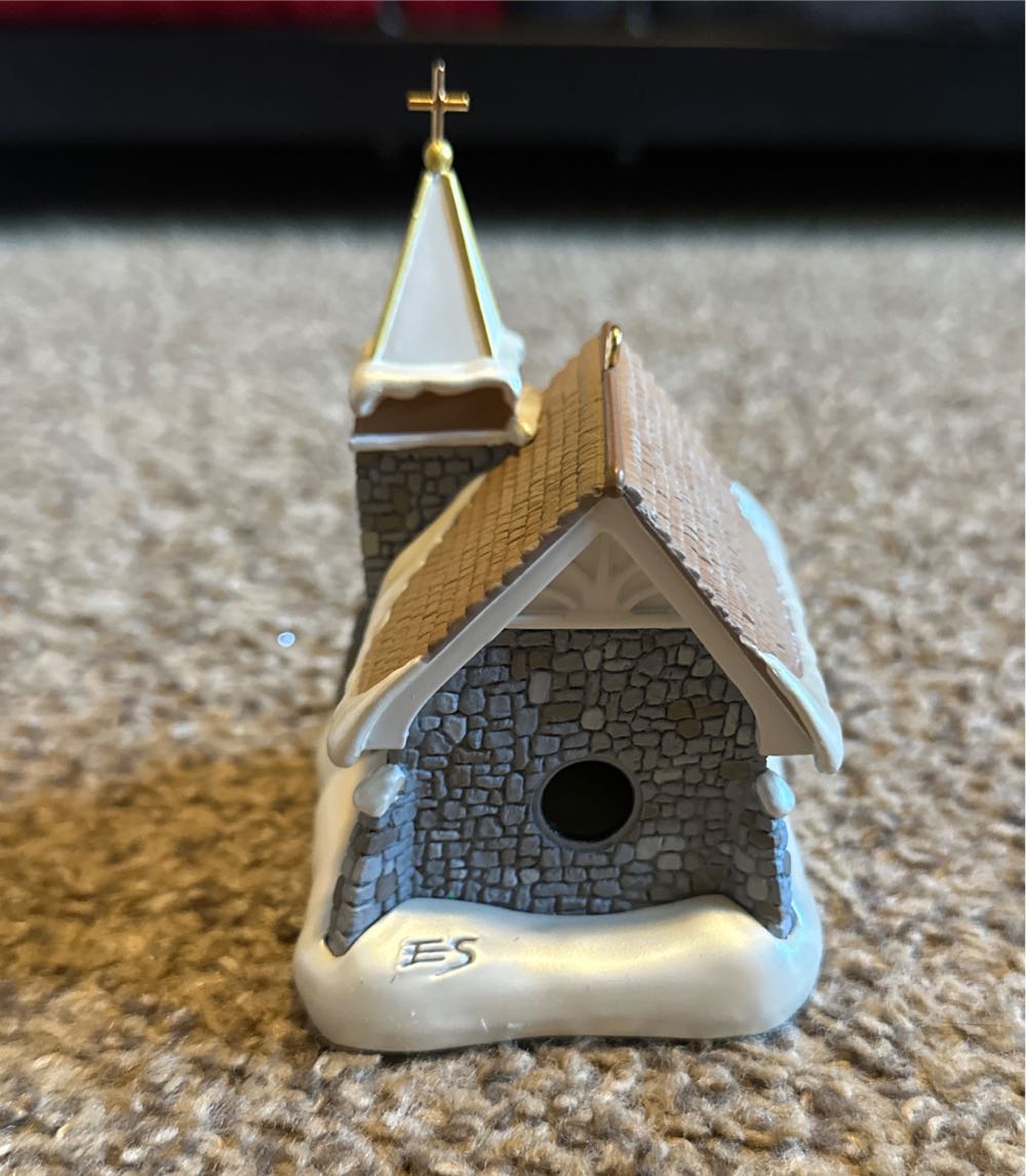 Church Candlelight Services #6 (2003) Fieldstone Church - Candlelight Services (Church, Magic, Legacy Cord) ornament collectible [Barcode 015012722932] - Main Image 4