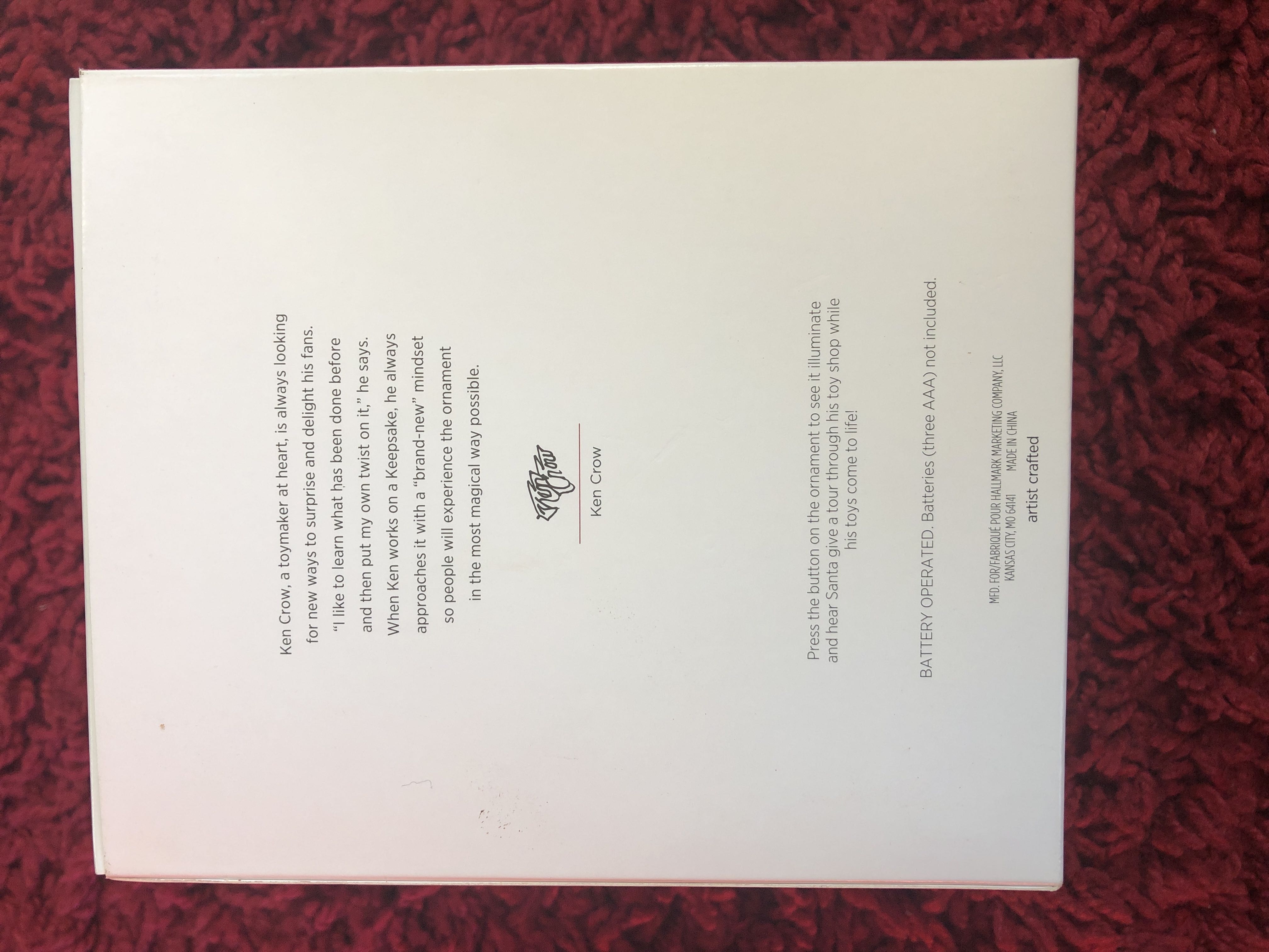 Kringle’s Toy Shop - Magic (Magic Light And Sound) ornament collectible [Barcode 763795474035] - Main Image 3