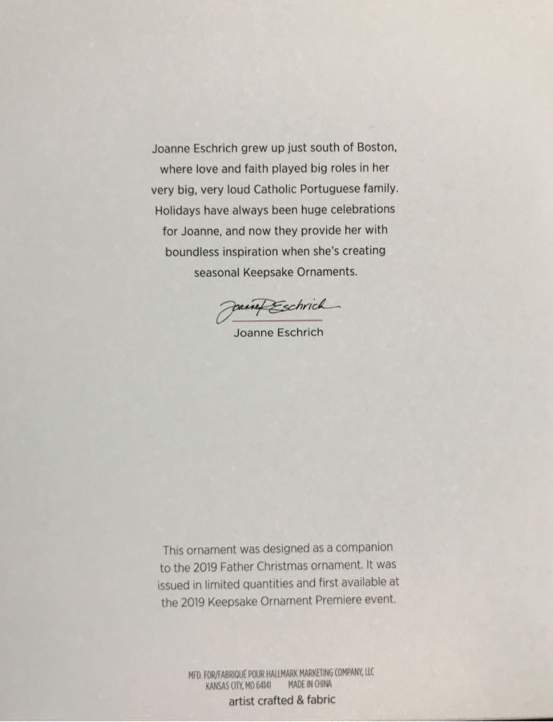 Father Christmas’s Reindeer (2019) - Father Christmas (Father Christmas Reindeer) ornament collectible [Barcode 763795470655] - Main Image 2