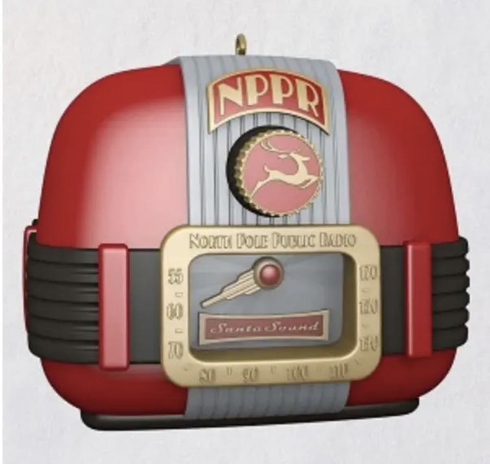 North Pole Public Radio - Vintage Christmas (Music) ornament collectible [Barcode 763795474103] - Main Image 3