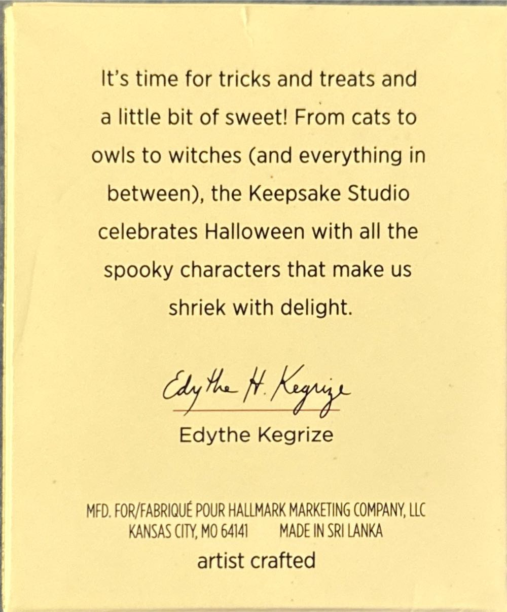 Halloween Collection Miniature Stately Little Raven - Halloween Miniature (Birds, Halloween, Mini) ornament collectible [Barcode 763795460601] - Main Image 3