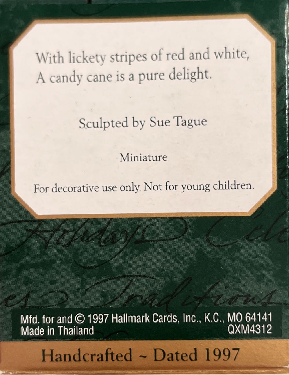 Peppermint Painter - Miniature Ornaments (Candy Cane, Mouse, Mini) ornament collectible [Barcode 015012376012] - Main Image 2