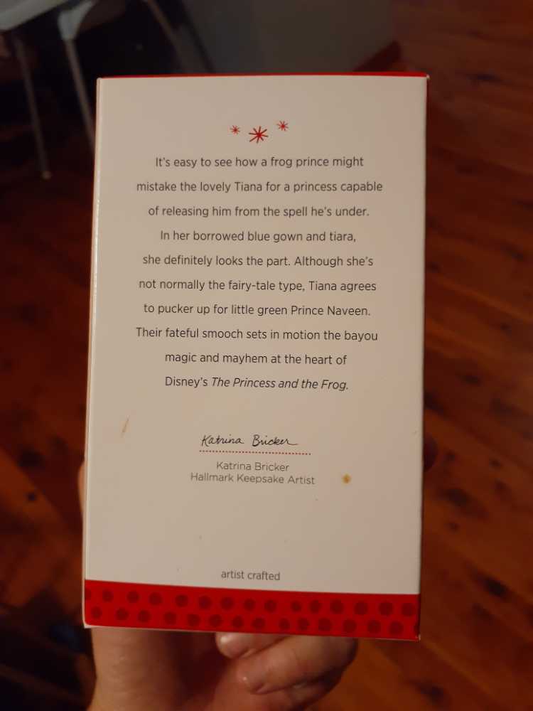 Tianas Party Dress - Disney The Princess And The Frog (Disney) ornament collectible [Barcode 795902347208] - Main Image 2