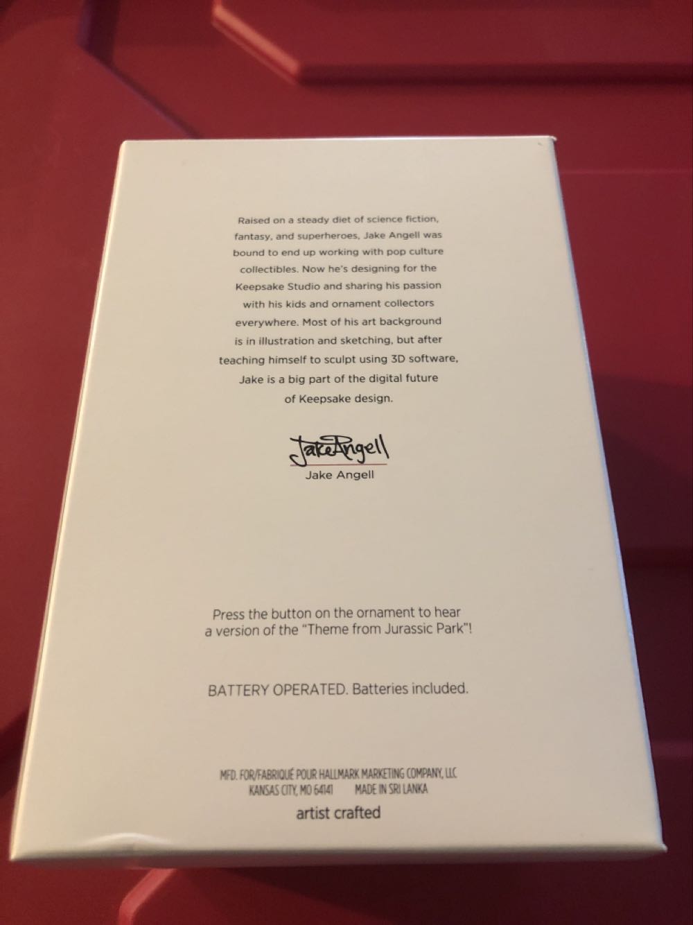 When Dinosaurs Rules The Earth Jurassic Park - Jurassic Park (Movie & Television) ornament collectible [Barcode 763795550838] - Main Image 2