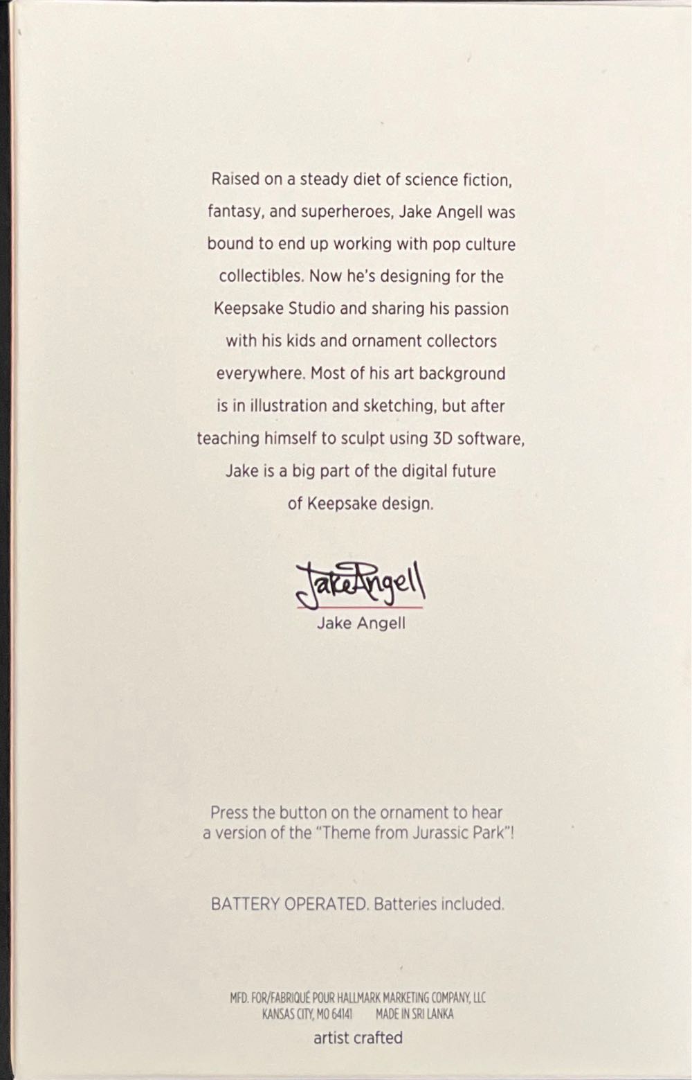 When Dinosaurs Rules The Earth Jurassic Park - Jurassic Park (Movie & Television) ornament collectible [Barcode 763795550838] - Main Image 4