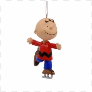 Charlie Brown Skating - Peanuts (Red Box) ornament collectible [Barcode 763795426775] - Main Image 3