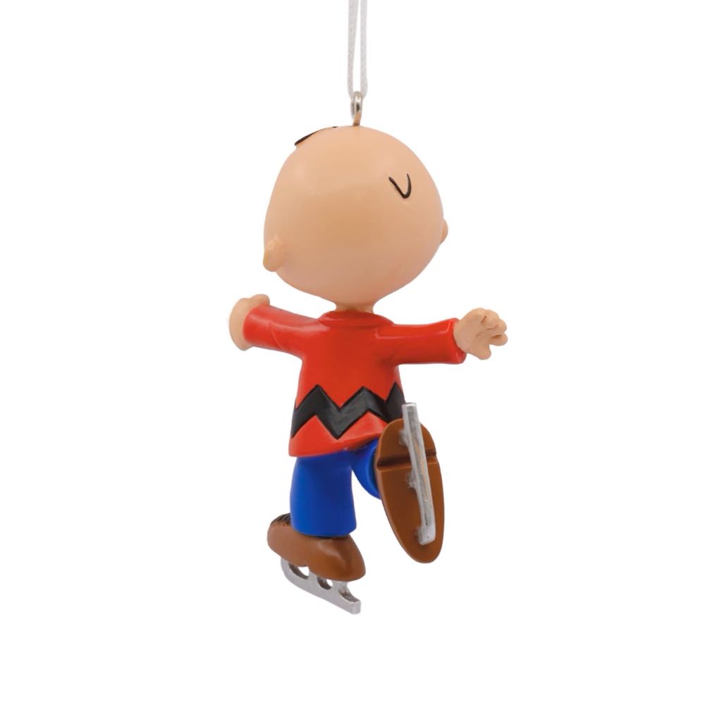 Charlie Brown Skating - Peanuts (Red Box) ornament collectible [Barcode 763795426775] - Main Image 4