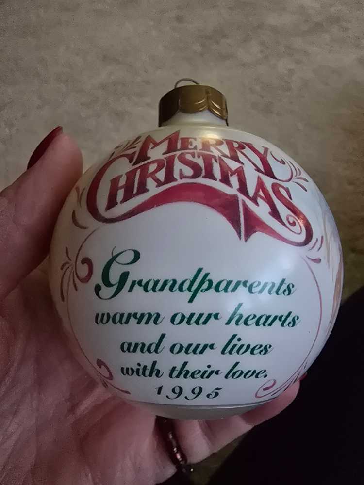 Grandparents  ornament collectible [Barcode 015012287189] - Main Image 2